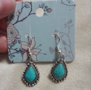 Vintage Style Turquoise Earrings